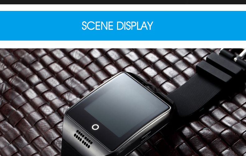 Q18 Smart Watch - SIM Card Support, HD Curved Screen, Step Counter & Bluetooth Calling_voghion.com