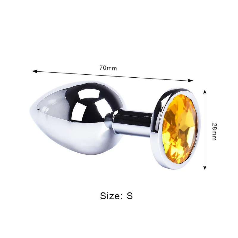 Anaal Plug Seksspeeltjes Mini Ronde Vormige Metalen Roestvrij Gladde Stalen Butt Kleine Staart Vrouwelijke/Mannelijke Dildo Intieme Goederen_voghion.com