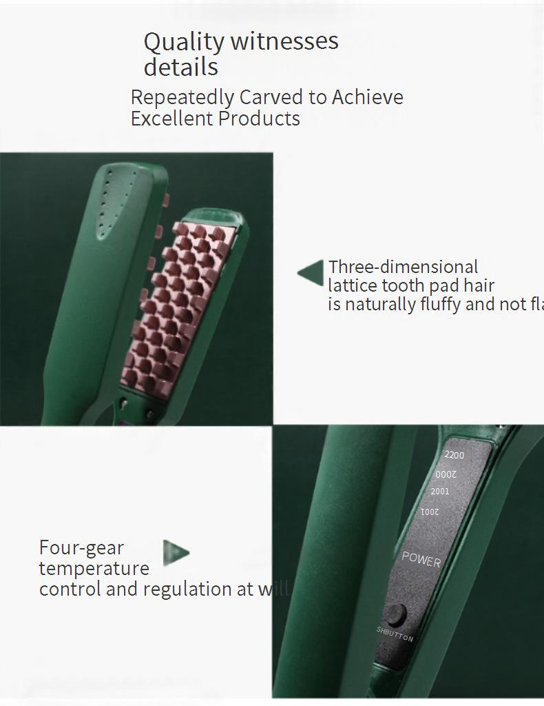 Ionic Corn Rows Haarglätter & Volumizer – Keramik-Turmalin-Technologie für krauses und schadensfreies Styling_voghion.com