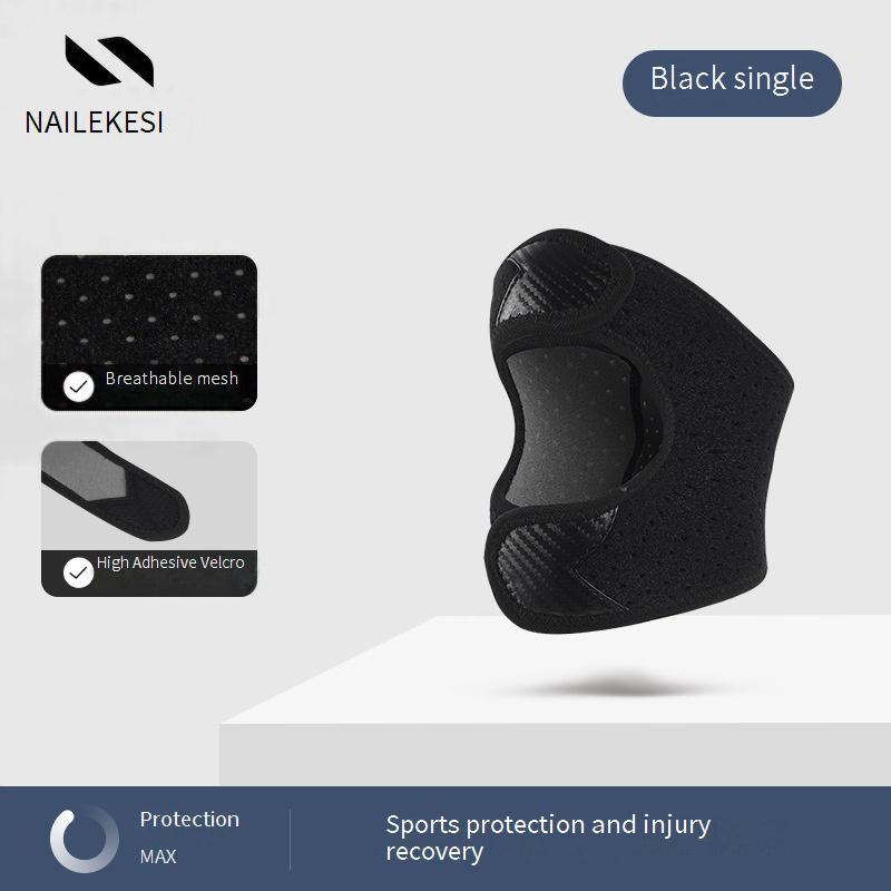 Lightweight Knee Support Brace For Hiking & Running – Adjustable Silicone Patella Strap With Breathable Mesh – Women’s/Men’s Comfort Fit_voghion.com