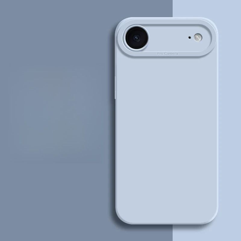 Custodia in silicone per Apple Air 17 Custodia per iPhone 17 Custodia morbida con bordo dritto Custodia protettiva anti-caduta alla moda completa._voghion.com