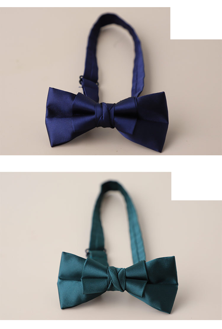 Papillon unisex vintage tridimensionale fatto a mano da uomo, abito formale, tinta unita, con fiocco, sposo_voghion.com