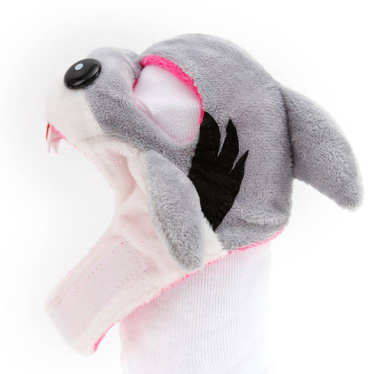Zachte kattenhoofddeksel, kat, hond, kruisjurk, huisdierhoed_voghion.com
