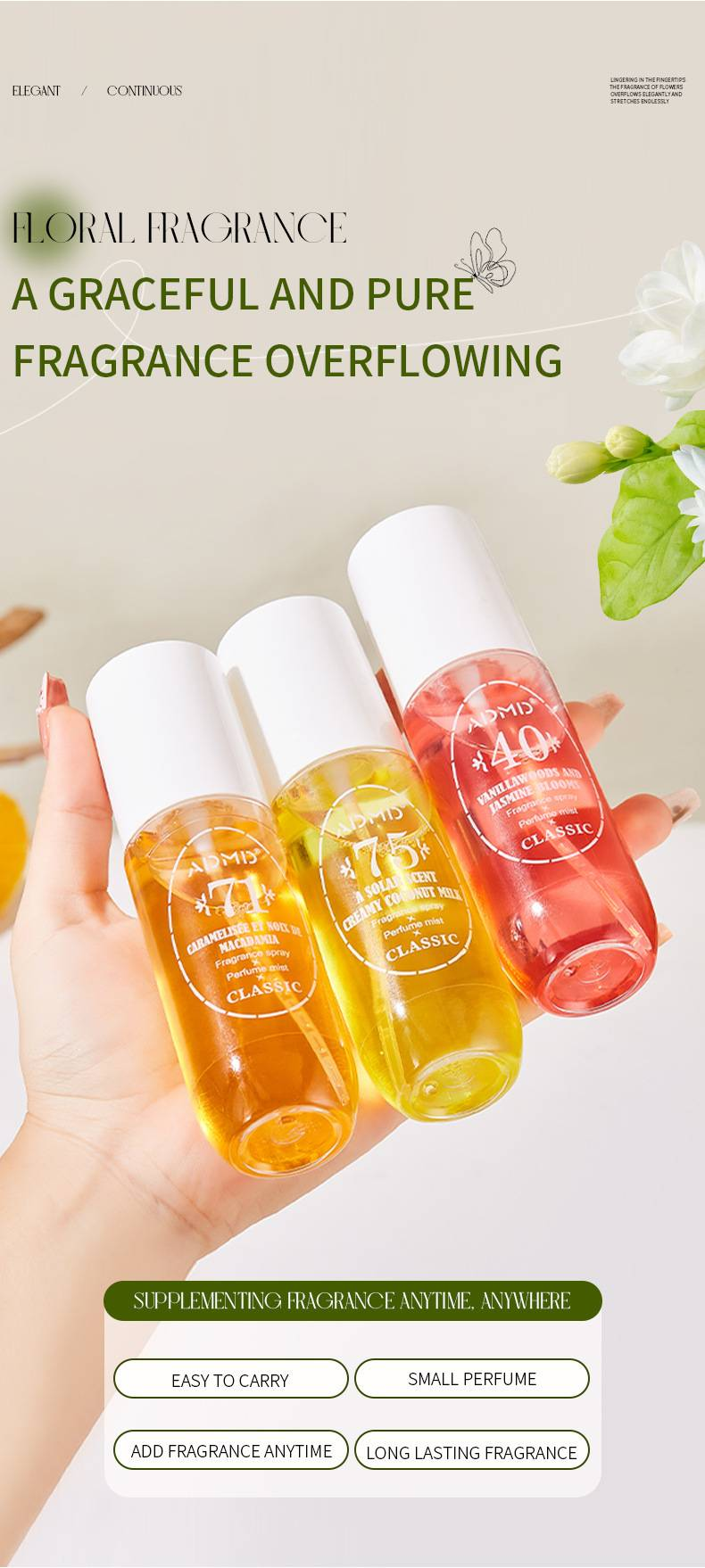 ADMD 90 ml Duftspray für Haar und Körper – 5 Düfte, langanhaltend und tragbar_voghion.com