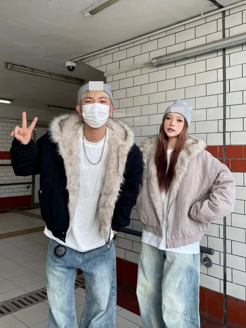 Giacca unisex con cappuccio e fodera in sherpa Cleanfit - Cappotto invernale in pile caldo con vestibilità oversize per abbigliamento streetwear e casual_voghion.com
