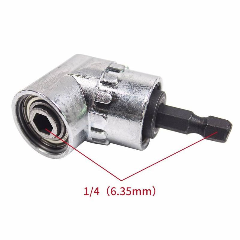 Adattatore per cacciavite flessibile a 105 gradi - Attacco universale magnetico in acciaio Cr-V per spazi ristretti e fissaggio angolato_voghion.com