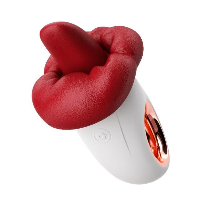 Lippen, Honigzunge, Lust, Springendes Ei, Großer Mund, Zungenlecken, Brüste, Zunge, Klitoris, Vibrationsstab, Stiller weiblicher Masturbator_voghion.com