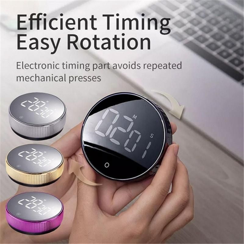 1 Adet Manyetik LED Dijital LCD Ekran Mutfak Pişirme Duş Zamanlayıcısı Kronometre Çalar Saat Elektronik Pişirme Saati MYY_voghion.com