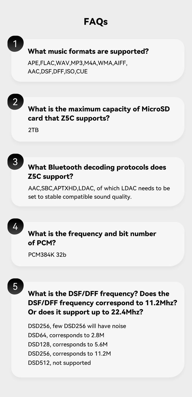 Z5C Flagship Lossless Music HiFi Player DAC ES9039Q2M Bluetooth_voghion.com