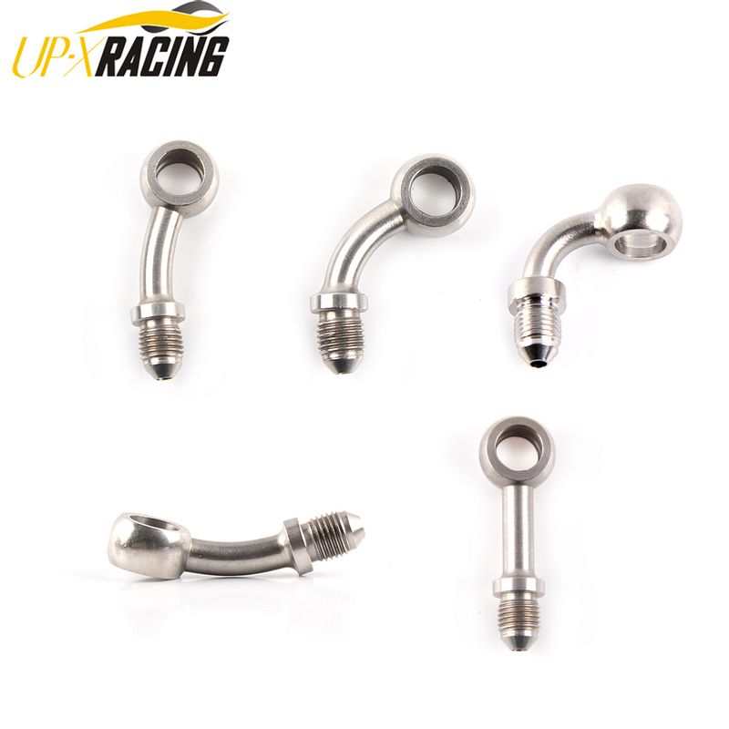 AN3 Tubo flessibile per olio freno idraulico per moto e raccordo in acciaio inossidabile foro da 10 mm_voghion.com