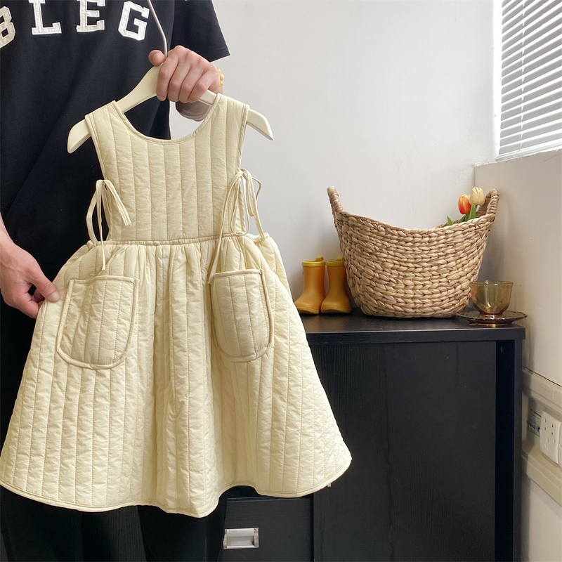Sen – robe de princesse sans manches pour filles, gilet de noël à la mode, nouvelle collection automne/hiver 2023_voghion.com