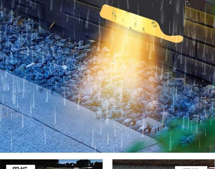 Napelemes 1LED-es lépcsővilágítás korlátvilágítás kerítésvilágítás lépcsővilágítás kerti dekorációs lámpa kültéri esőálló fali lámpa_voghion.com