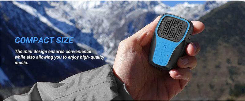 MZ-628 bærbar mini magnetisk sugekop trådløs Bluetooth-højttaler bærbar udendørs IPX67 vandtæt steosøjle_voghion.com