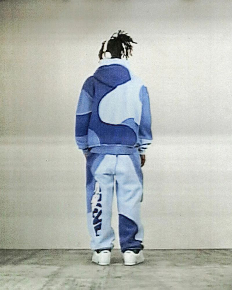 Felpa con cappuccio cardigan casual da strada hip hop con cerniera retrò patchwork hipster per uomo e donna_voghion.com