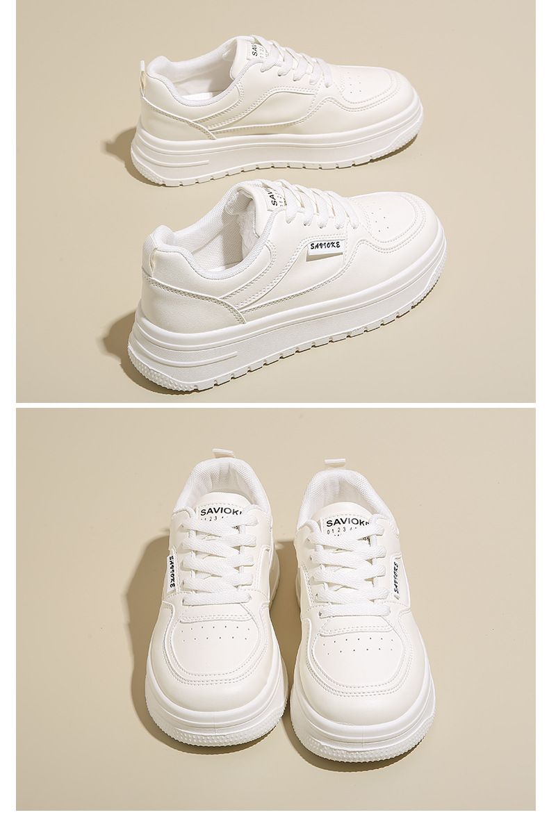 Scarpette bianche per bambini, ragazze, studenti, tempo libero, sport, scarpe da tavola versatili, tiro da strada_voghion.com