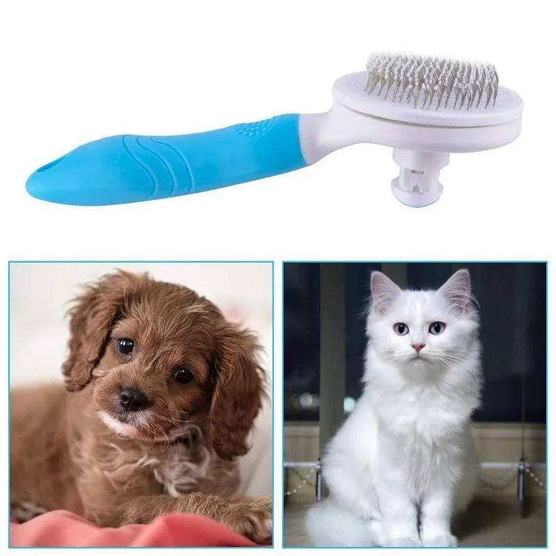 Pettine per la toelettatura dei gatti Pettine per la rimozione dei peli di gatto a pelo lungo Spazzola per la toelettatura dei cani Spazzola per la pulizia dei gatti Forniture per manufatti_voghion.com