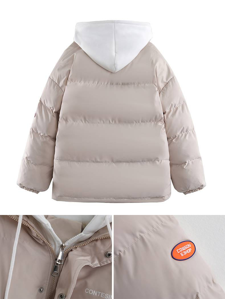 Veste en coton ample pour femme, nouvelle édition coréenne, épaisse, célébrité Internet, hiver 2024_voghion.com