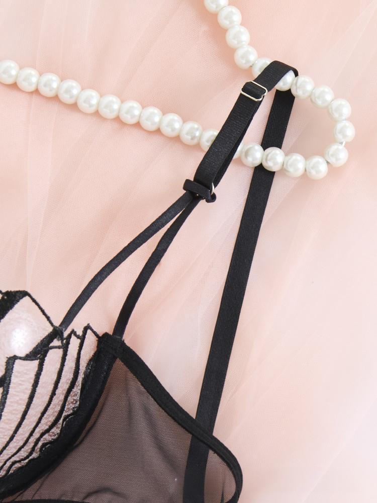 Damen Dessous Sexy Dessous Damen Anzug Ultradünne transparente gesammelte Versuchung Sexy Dessous Spot_voghion.com