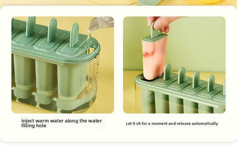 Premium Ice Cream Maker Mold Set - DIY Popsicle Molds For Kids & Home Use (BPA Free & Easy Release)_voghion.com
