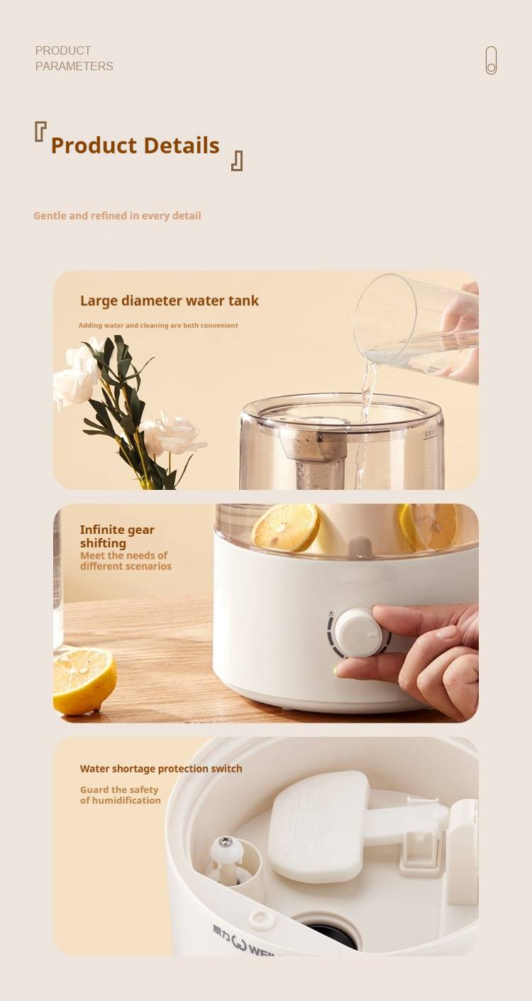 Powerful Ultrasonic Humidifier - 6L Large Capacity, Quiet Operation, Top-Fill Design With Aromatherapy Function For Home & Office Use_voghion.com
