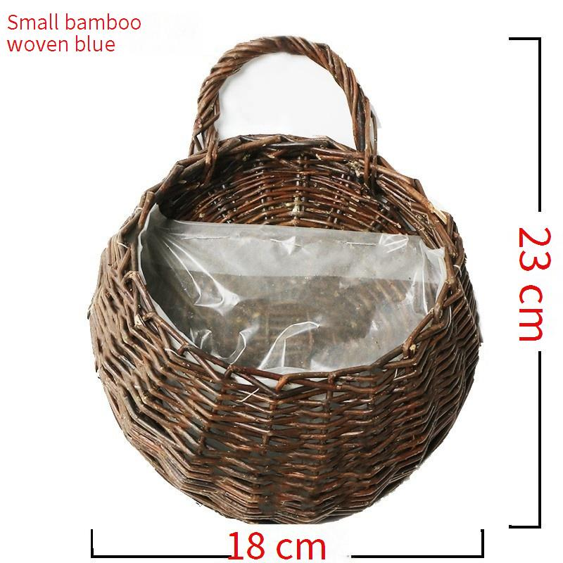 Fioriera rustica da parete sospesa - Portavaso semicircolare in ferro battuto per piante di pothos, decorazione da giardino per interni ed esterni_voghion.com