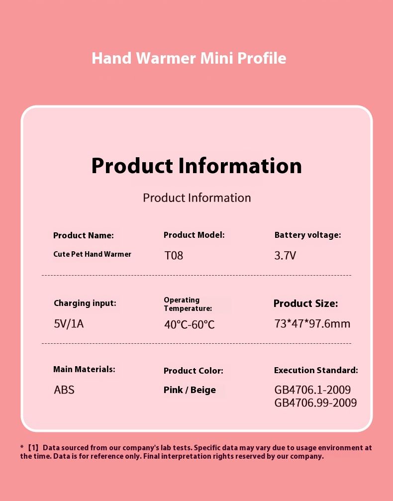 Magnetic USB Hand Warmer & Power Bank – 2400mAh Mini Heating Pad With Fast Warmth, Cute Animal Design For Gifts, Travel & Daily Use_voghion.com