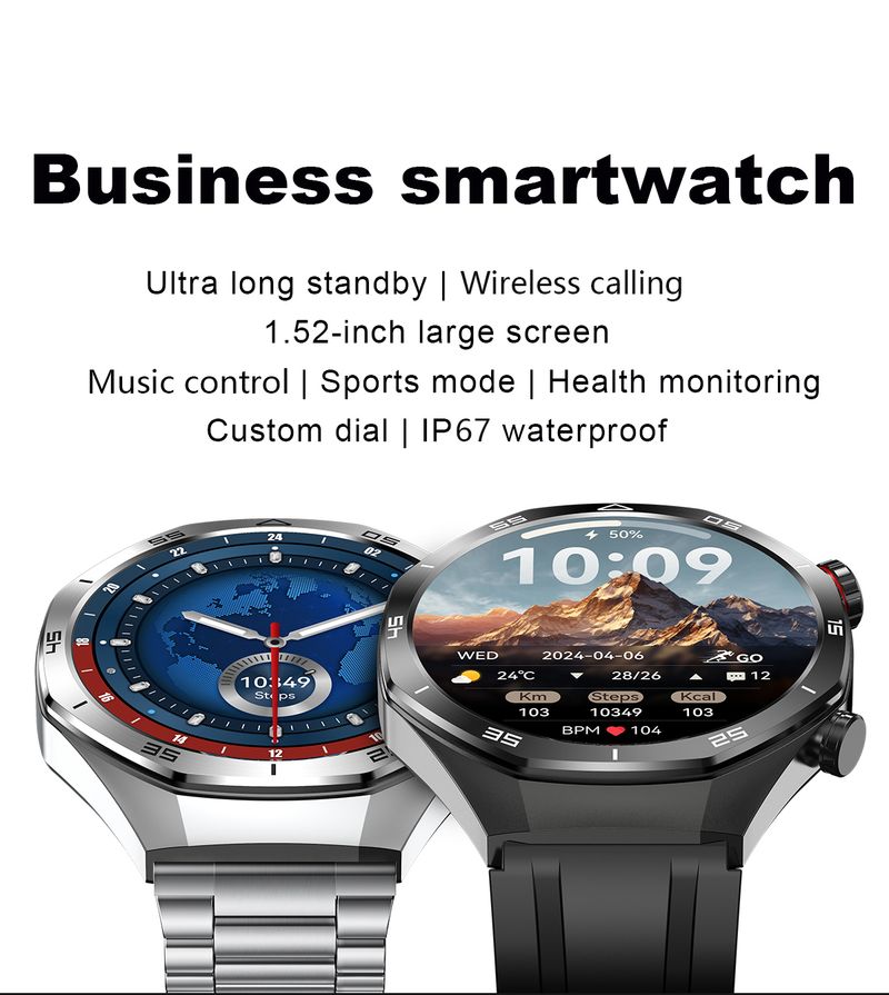 2025 Fashion Smart Watch Bluetooth Call Man Bracelet Heart Rate Blood Oxygen Monitoring Waterproof Sports Smartwatch For_voghion.com