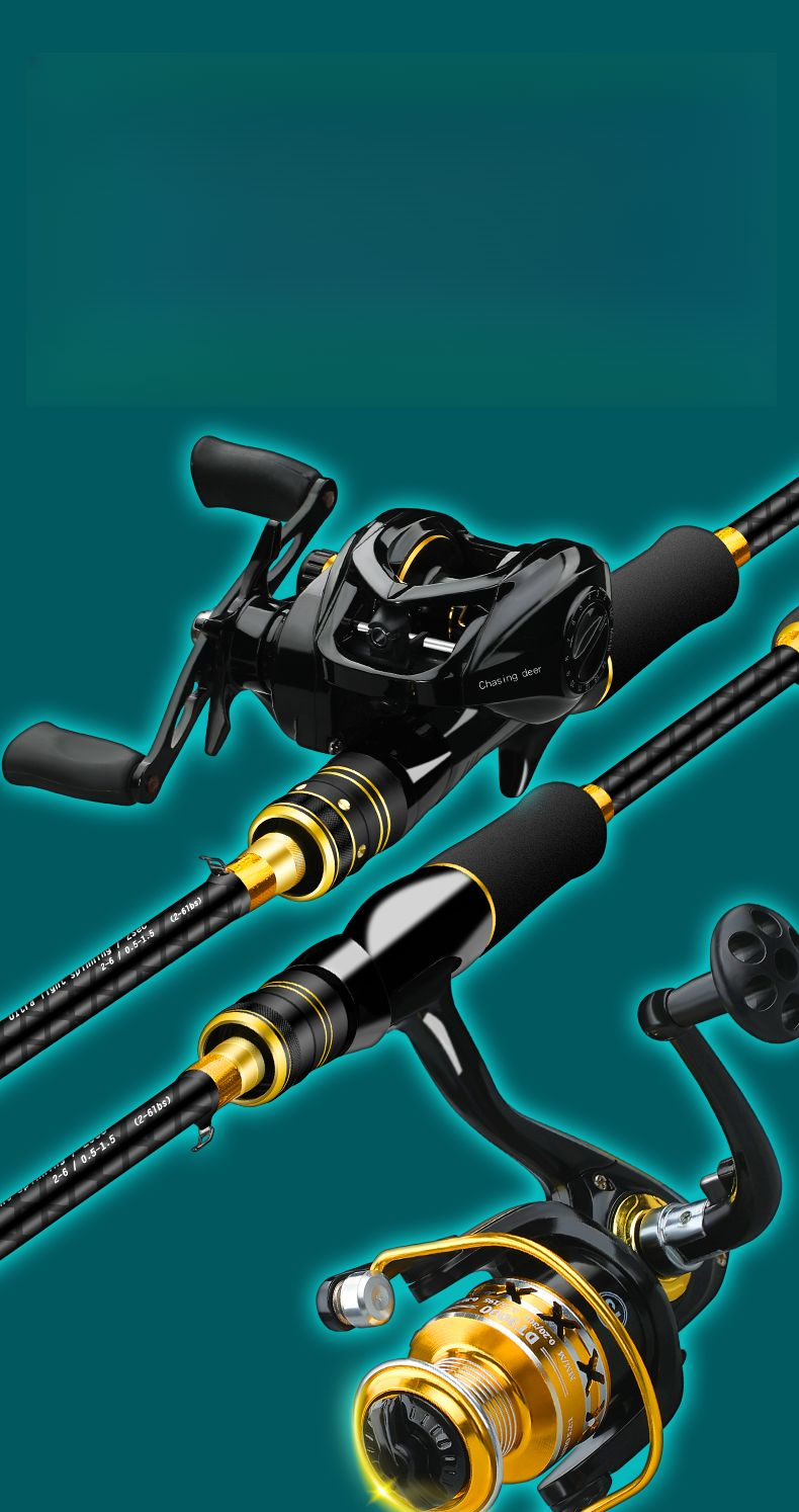 New Lure Set Carbon Fiber Ultra-light Fishing Black Fish Beginner Entry Single Rod Straight Handle Baitcasting Reel_voghion.com