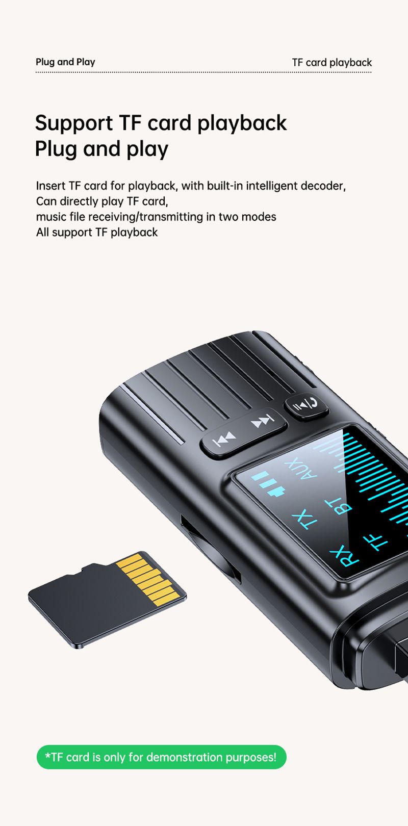 Adattatore 2 in 1 Trasmettitore audio 5.4 LED 3.5mm Aux USB Bluetooth per TV Auto Ricevitore wireless Plug and Play_voghion.com