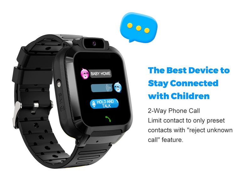 Gift Boys And Girls Waterproof Student Phone Multi-Language 2G Children's Smart Watch_voghion.com