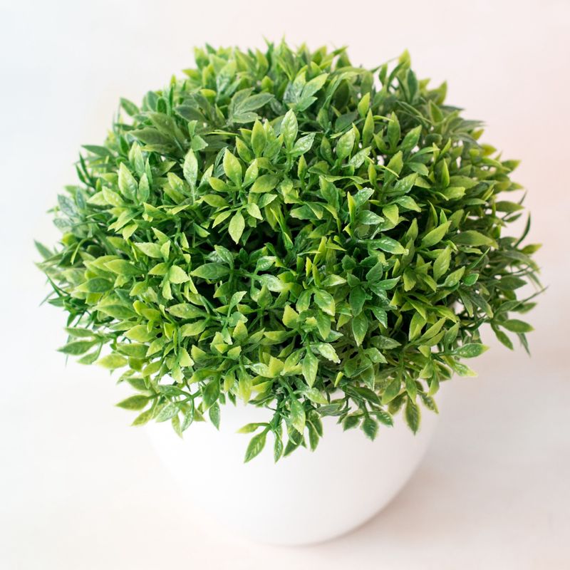 Simulation plant bonsai 32-mesh bamboo grass plant ornaments flower ball grass ball potted home decoration small ornaments_voghion.com