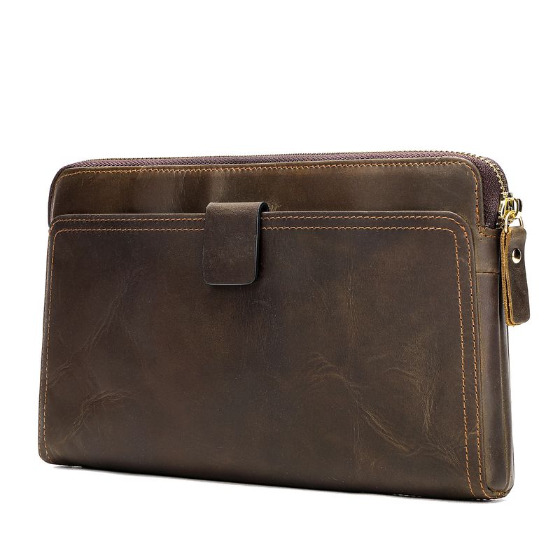 Men's Leather, Casual Cowhide Handbag, Business Envelope Bag, Fashion Men's Handbag_voghion.com