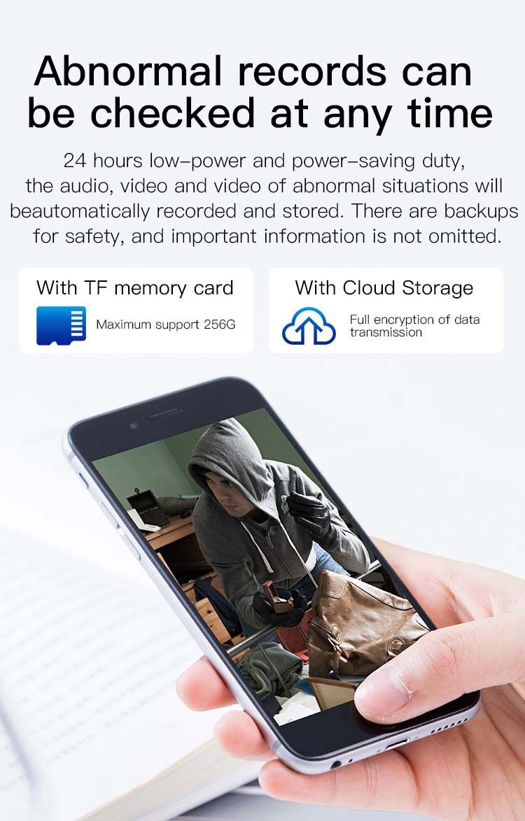 Telecamera di sicurezza per interni Okam da 3 MP con WiFi/4G, visione notturna a doppia luce, audio bidirezionale, monitoraggio remoto, archiviazione su scheda TF_voghion.com