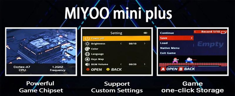 Console di gioco portatile WiFi Miyoo Mini Plus V3 da 3,5 pollici_voghion.com