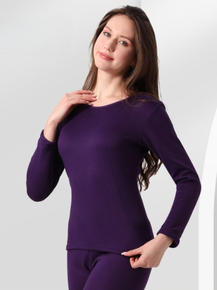 K Golden Fluff Warm Round Neck Sweater With Thickening For Women Plus Size Autumn Clothes_voghion.com