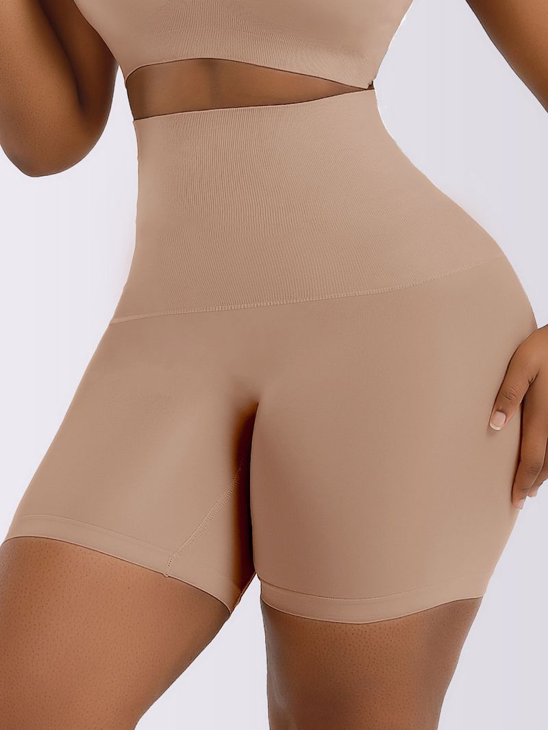 hip lifting and belly tightening pants, enhanced version, belly tightening high waisted safety pants, slimming pants without curling_voghion.com