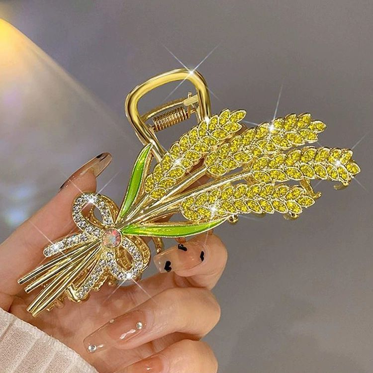 New Fringe Scrunchies For Women With A High-end Feel, Shark Hair Clips Headdresses Back Of The Head Accessories_voghion.com