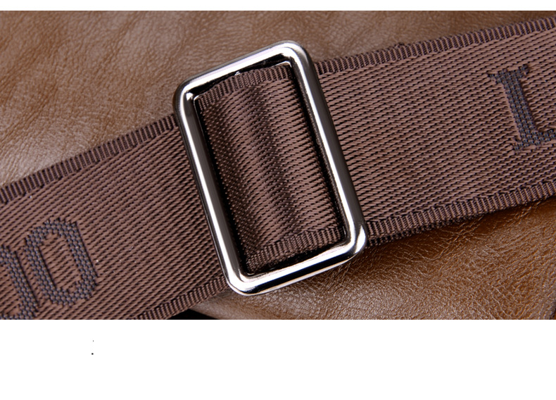 Taschenset für Herren: Einschultrige Herren-Ledertasche, umgehängte Business-Aktentasche, lässiger vertikaler Gezeitenrucksack._voghion.com