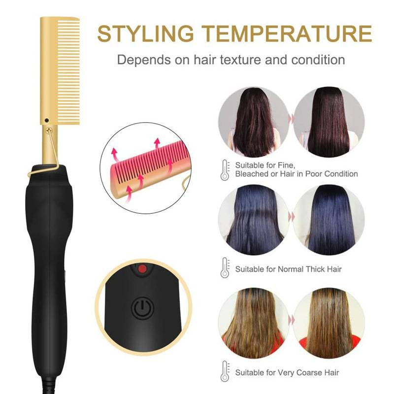 Cepillo térmico 2 en 1 Copper Pro: alisador y rizador para resultados profesionales en casa._voghion.com