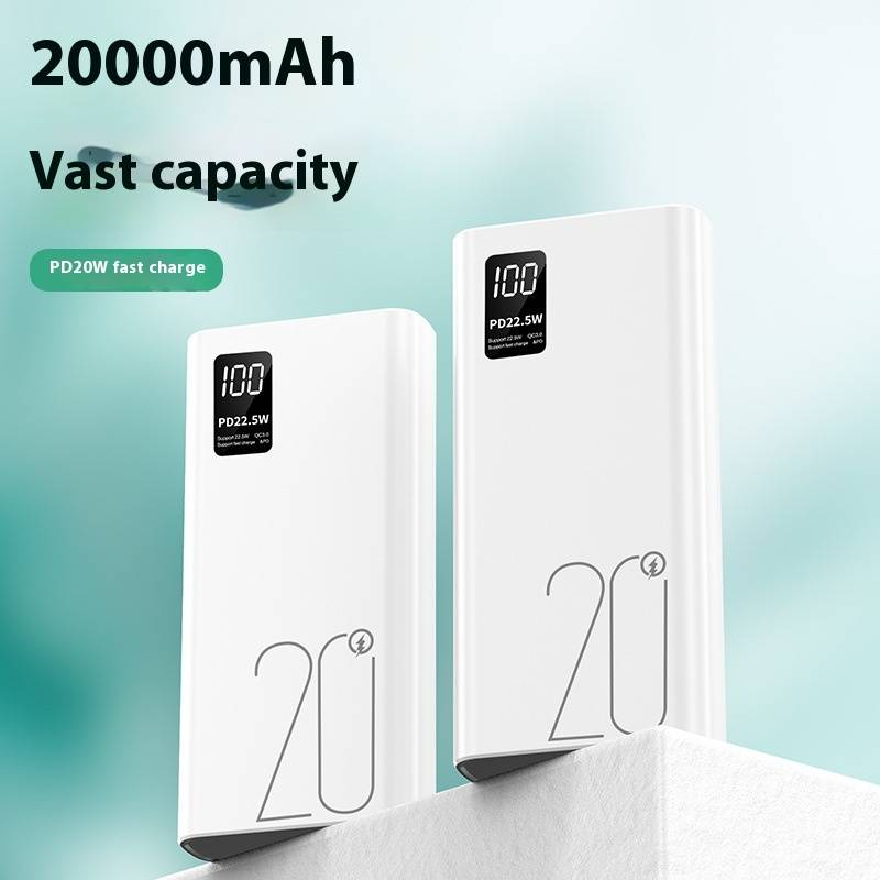 20000mAh Ultra-Thin Power Bank With 22.5W Super Fast Charging, Portable External Battery Pack For_voghion.com