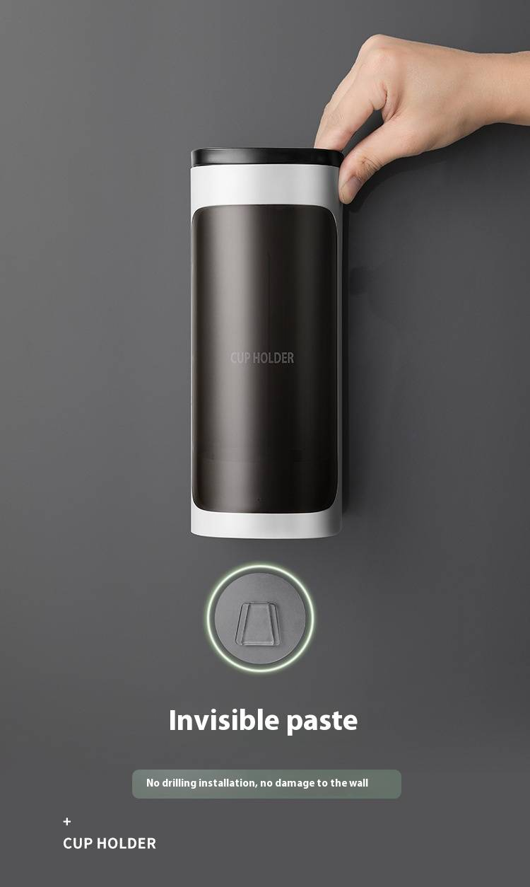 Automatische dispenser voor papieren bekers – hygiënisch, aanraakvrij, wandmontage en ruimtebesparend (enkele/dubbele buis, wit/groen)_voghion.com