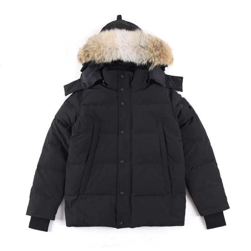 Men’s Premium Winter Parka With Genuine Coyote Fur Trim – 550FP White Duck Down, Waterproof & Windproof Shell, Detachable Hood, Slim Fit (XS-XXL)_voghion.com