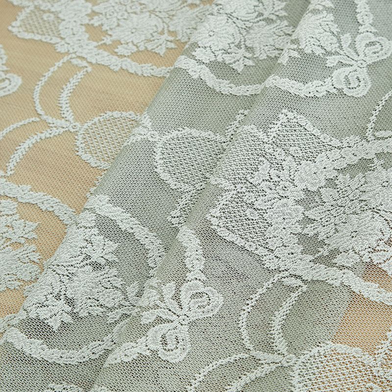 Tischdecke aus französischer Spitze – eleganter, wasserdichter und hitzebeständiger Polyesterstoff für Esstische, rechteckige Form (rot/grün/weiß/beige)_voghion.com