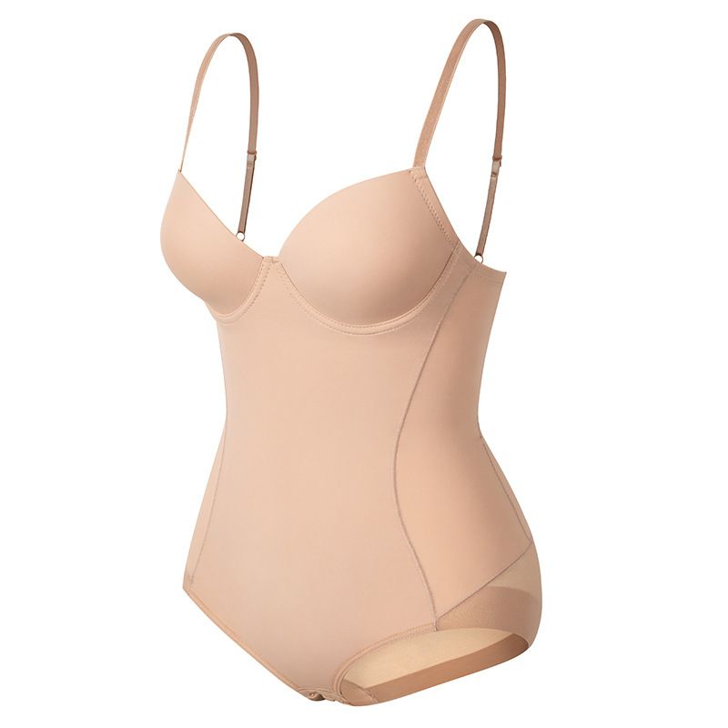 Summer Ultra-thin Body Shaping Clothes with Bra Postpartum Body Shaping Underwear Abdomen Tinting Waist Sling Body Shaping Underwear_voghion.com