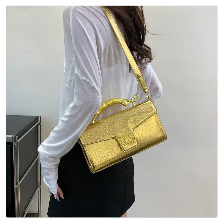 Raffinata borsa a tracolla leopardata da donna 2023 Nuovo senso del design, alla moda e versatile, popolare su Internet, diagonale_voghion.com