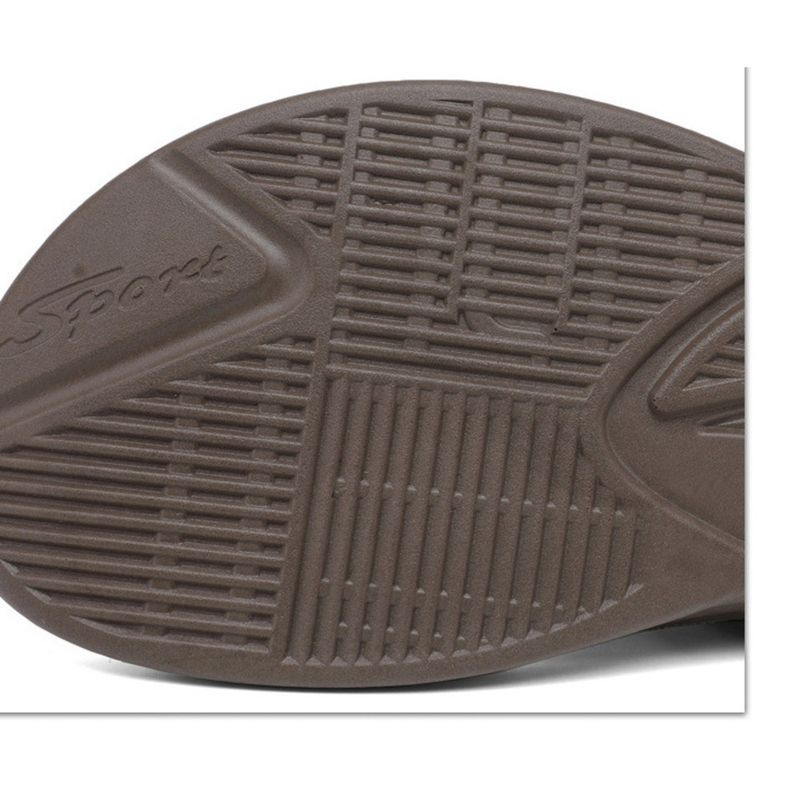 Sandali da uomo da indossare in estate, in pelle con suola morbida, adatti per gli sport all'aria aperta e per camminare in acqua._voghion.com