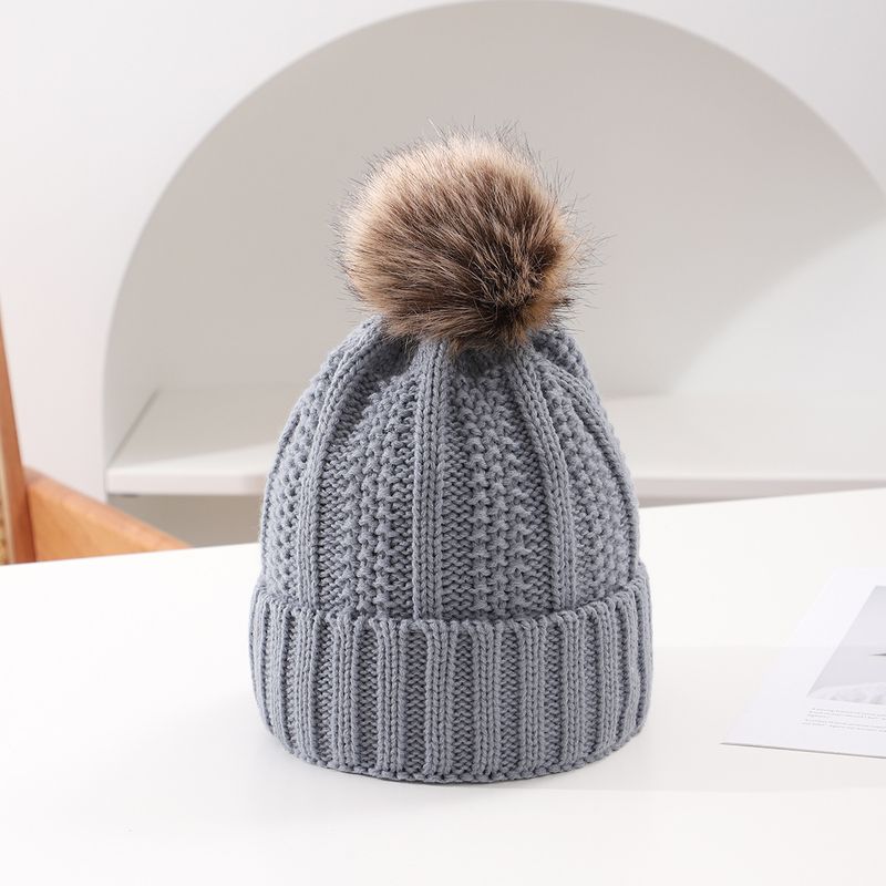 Cappello da donna all'ingrosso in stile coreano, lavorato a maglia in lana, caldo e versatile, con viso sottile, più velluto spesso_voghion.com