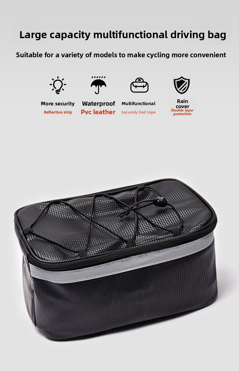 Electric Folding Delivery Special Mountain Bike Waterproof Pannier Rack Rear Seat Bag Cycling Accessories_voghion.com