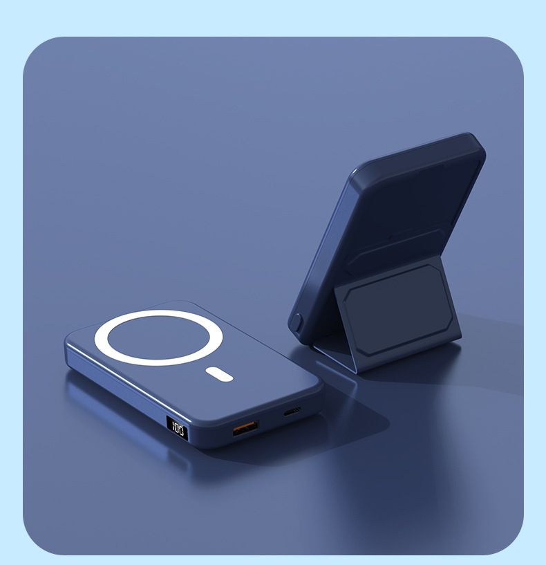 Magnetyczny bezprzewodowy power bank - 22,5 W superszybkie ładowanie przenośna ładowarka do iPhone'a 15/14/13 (10000 mAh, smukła konstrukcja)_voghion.com