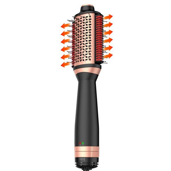 2 In 1 Blow Dryer Brush Hair Straightener Brush In One Hair Blowdryers Brush For Hair 1000W Hair Dryer Brush And Smooth Heated Comb Hair Straightene_voghion.com